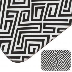 Коврик для сушки посуды 35*25, микрофибра, MDM-Promo-BW, 100694 Рыжий Кот