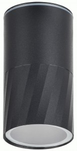 IEK св-к уличный/садов 5222 потол спот под лампу GU10 IP65 черный 100x55 LT-UPU0-5222-GU10-1-K02