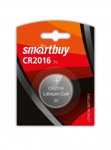 Э/п Smartbuy CR2016 BL1 (12/720) (SBBL-2016-1B)