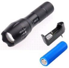 Focusray фонарь ручной 953 (акк. 18650 1.2Ah в компл.) CREE XML T6, черн./металл, 5 режимов