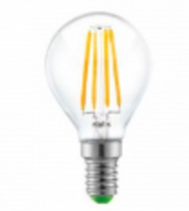 Ecola шар G45 E14 5W 2700K 2K прозр. 78x45 филамент (нитевидная), 360° N4GW50ELC