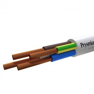 Провод ПВС 4х2,5 100м (ГОСТ) РЭК/Prysmian    белый гибкий