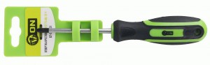 3-ON Отвертка PH1 5*75 мм, CR-V, двухкомпонентная рукоятка, 07-01-101