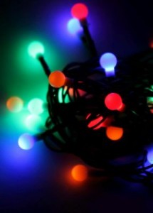Гирлянда-нить Космос "Шарики" 30LED разноцв. 4,5м 8реж. KOC_GIR30LEDBALL_RGB