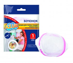 Мешок для стирки белья (бюстгальтеров) 15,5*14см, 912440 AZUR