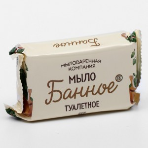 Мыло туалетное Банное 100гр в цв.обертке МК