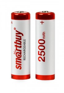 Ак-р Smartbuy аккумулятор AA/R6 2500 mAh (24/240) BL2 (SBBR-2A02BL2500)