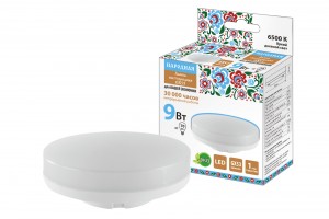 TDM GX53 9W(720lm) 6500K 6K GX53-9Вт-230В-6500К-Э 75x26 Народная (10!) SQ0340-1555