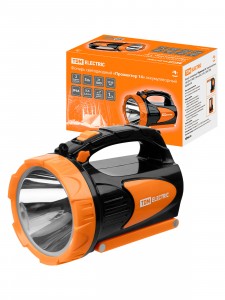 TDM Фонарь светодиод. "Прожектор 14" аккум, 5W LED+21SMD, 1150лм, SLA 2,5Ач, 230В SQ0350-0103