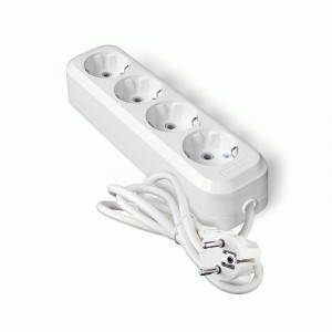 UNIVersal сет. удл. ПВС 3х0.75 4 роз.  2 м 10А земля У10-555 555-02