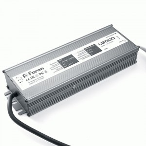 Feron Трансформатор DC24V 150W IP67 200x68x40мм LB500 25989