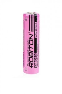 Ак-р Robiton SAM2600 high top (Samsung ICR2600mAh) без защиты PK1, 16339
