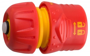 Соединитель GRINDA пластмасс c автостопом и запирающ механ, 1/2" zu8-426331
