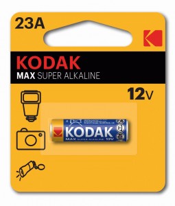 Э/п Kodak MAX SUPER Alkaline 23A 1BL (3LR50, LRV08, 8LR932) K23A-1(60/240/21600) 6055