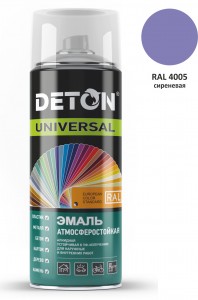 Эмаль аэрозоль 520мл алкид атмосферост. RAL4005 СИРЕНЕВАЯ арт.DTN-A70882 Deton Universal