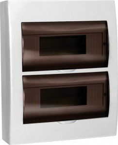 IEK GENERICA бокс (корпус) пластик ЩРН-П-24 модуля навесной  IP41 MKP12-N-24-41-G