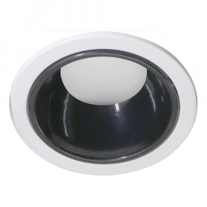Feron св-к встр. MR16 GU5.3 "круг"белый + черный хром металл пласт 35х92 DL3102 51399