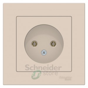 Schneider AtlasDesign роз. СУ 1 мест. беж. (пласт. осн.) ATN000240