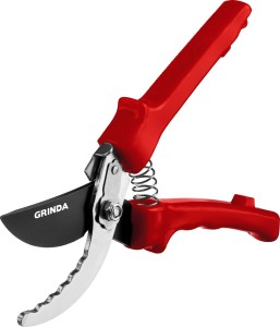 Секатор GRINDA плоскостной, пластик рукоятки, 200мм zu40210_z02