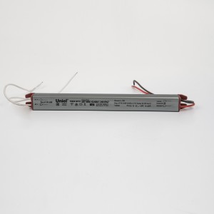 Uniel б/п для св/д лент и модулей с защитой от к/з 24V 24W IP67 1A 192x18x15 UET-WAC-024B67