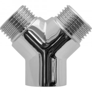 МастерПроф Тройник Y-образный 1/2" (вн-нар-нар, г/ш/ш) хром MPF, ИС.072746