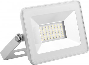 Saffit прожектор св/д 50W(4500Lm) 2835SMD 6400K 6K 205x30x160 белый IP65 SFL90-50 55073