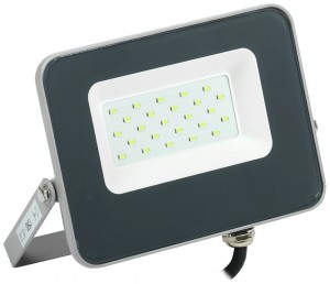 IEK прожектор св/д СДО 07-20G 20W (зеленый) корпус серый IP65 LPDO7G-01-20-K03