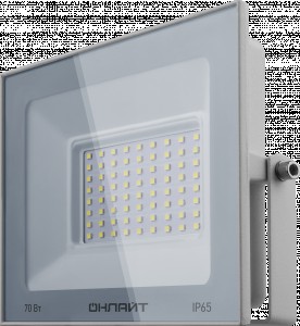 ОНЛАЙТ прожектор св/д IP65 70W 6500K 6K бел OFL-70-6K-WH-IP65-LED 90138
