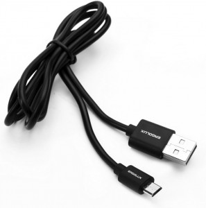 Дата-кабель USB(A)шт. - microUSBшт. ERGOLUX ELX-CDC01P-C02 ПРОМО  2А  1м, черный, пакет
