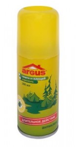 ARGUS Антиклещ Аэрозоль 100мл. От клещей АR-967