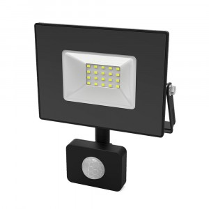 Gauss прожектор св/д Elementary 30W(2100lm) IP65 6500К 6K черный с датчиком движения  628511330
