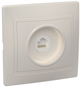 IEK КВАРТА РК10-ККм роз. СУ 1 мест. комп. крем. EKK10-K33-DM