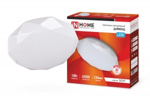 ASD/InHome св-к св/д декоративный 18W(1170lm) 4000K 4K 230x230x55 DECO ДАЙМОНД 3631