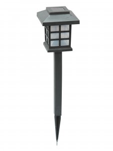 КОСМОС св-к на солн.батарее "Столбик"LED SMD бел. цвета (аккR03 Ni-Mg 600MAh)h=36см,квад. KOC_SOL263