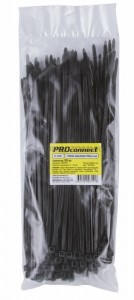 PROconnect хомут нейлоновый 200x4,0 мм 100 шт черный, (10!) 57-0201