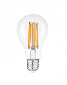 Jazzway A65 E27 15w(1800Lm) 3000K 2K CL прозр. филамент PLED OMNI 67х135 230/50 .5021938