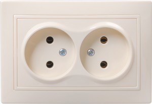 IEK КВАРТА роз. СУ 2 мест. крем. 10А (керамика) РС12-2-Км ERK20-K33-10-K