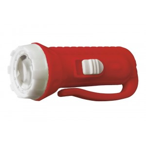 Ultraflash фонарь ручной "эконом" 920-TH (3xG10 в компл.) 1св/д, линза, красн./пластик, пакет (20 шт.)