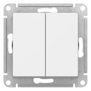 Systeme Electric AtlasDesign мех. выкл. СУ 2 кл (перекл. перекрестный) 10А БЕЛЫЙ ATN000173 (5!)