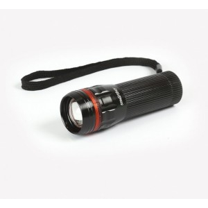 Smartbuy фонарь ручной SBF-305-3AAA (3xR03) 1св/д 3W (100lm), черный/алюминий, 2 реж, фокус-ка, zoom (5 шт.)