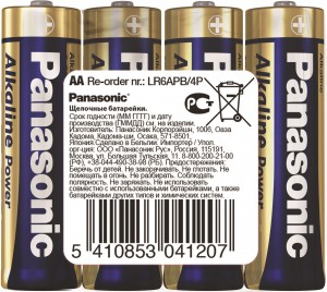 Э/п Panasonic Alkaline Power LR6/316 (4 шринк)