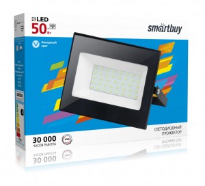 SmartBuy прожектор св/д 50W(2650lm) FL SMD LIGHT Pro 6500K 6K 165x131x30 IP65 SBL-EFLLIGHT-50-65