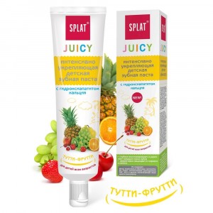 Детская зубная паста SPLAT 35мл  JUICY ТУТТИ-ФРУТТИ (КРД, СПб 3!)