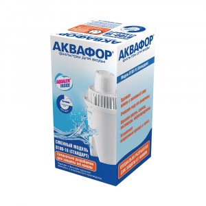 Модуль сменный/кассета фильтр. Аквафор В16, 1шт/уп (защита от накипи и хлора), ресурс 170л, 517335