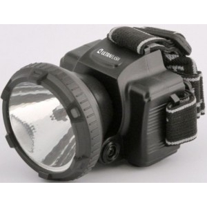 Ultraflash фонарь налобный LED5366 (акк.4V 0.42Ah) 1св/д 0.5W (27lm),черн/пласт,отраж,2 реж,з/у 220V (2 шт.)