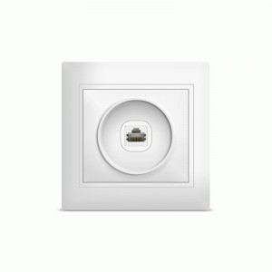 UNIVersal Севиль роз. комп. СУ 1 мест. бел. (керам. осн., RJ45) новый дизайн С0051