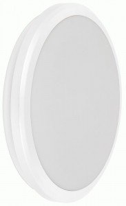 IEK св-к св/д декоративный 12W(900lm) IP54 4000K 4K круг белый 230x65x230 ДПБ 3001 LDPB0-3001-12