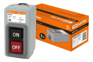 TDM ВКН-325 выкл. кнопочный с блокировкой 3Р 25А 230/400В IP40 SQ0716-0003