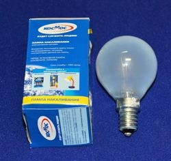 Космос P45 E14 40W шар матовая