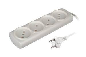 Volsten сет. удл. ШВВП 2х0.75 4 роз.  5 м 6А 1300W Р16-009, Si 4 x 5
